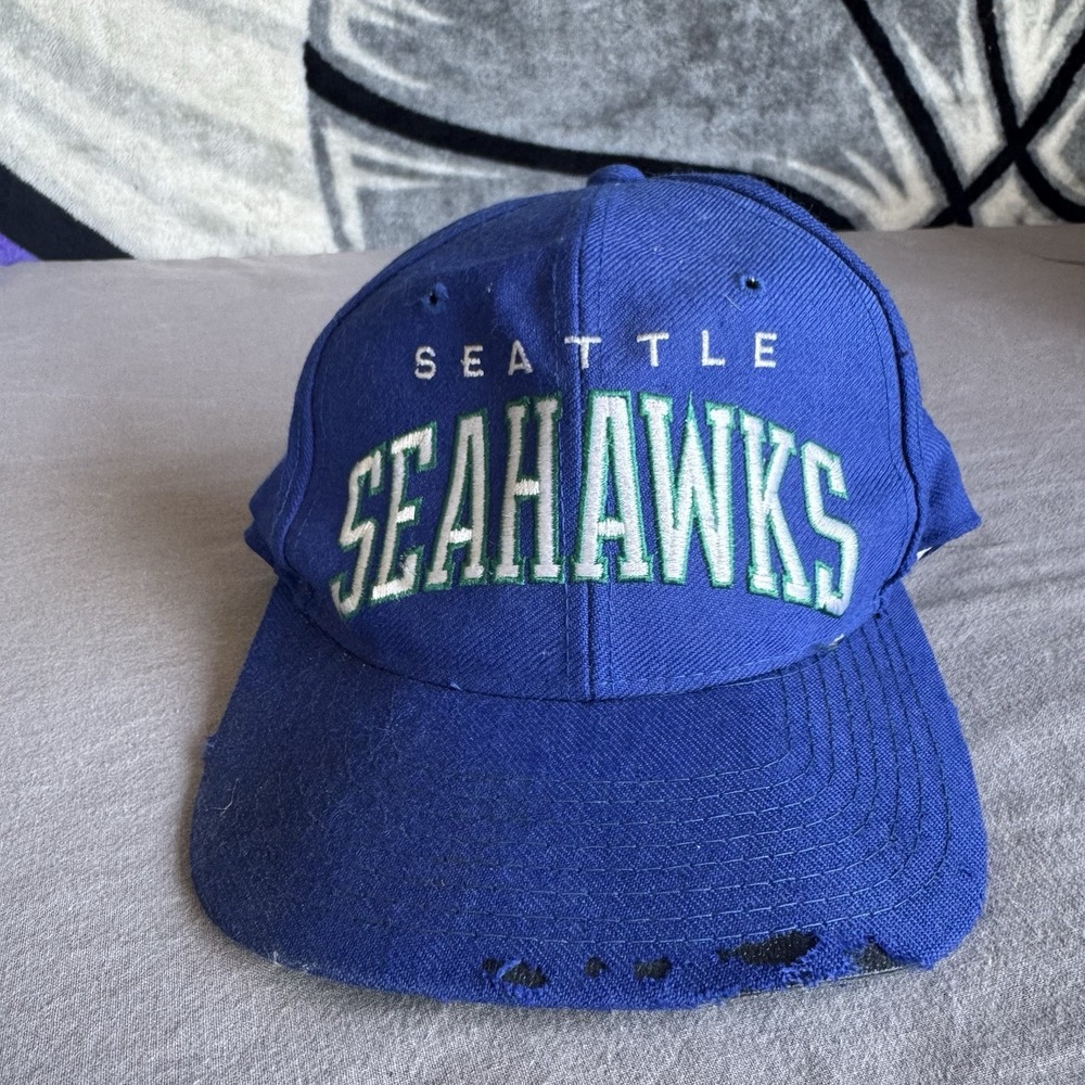 Vintage Starter Seattle Seahawks 100% Wool NFL Football 80s 90s Snapback Cap